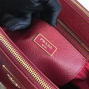 Prada Galleria Medium Bag Saffiano Leather In Wine 1BA274 32cm - 5