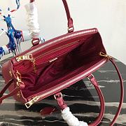 Prada Galleria Medium Bag Saffiano Leather In Wine 1BA274 32cm - 6