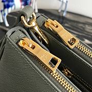 Prada Galleria Medium Bag Saffiano Leather In Grey 1BA274 32cm - 2