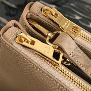 Prada Galleria Medium Bag Saffiano Leather In Beige 1BA274 32cm - 3