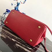 Prada Galleria Medium Bag Saffiano Leather In Red 1BA274 32cm - 2