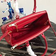 Prada Galleria Medium Bag Saffiano Leather In Red 1BA274 32cm - 4
