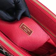 Prada Galleria Medium Bag Saffiano Leather In Red 1BA274 32cm - 5
