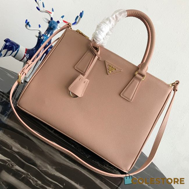 Prada Galleria Medium Bag Saffiano Leather In Light Pink 1BA274 32cm - 1