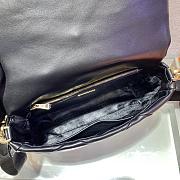 Prada Shoulder Bag Quilted Leather 1BD291 Size 28x18x7.5cm - 4