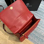 Versace Virtus Quilted Leather Shoulder Bag DBFG9 Size 24x9x16.5cm - 3