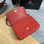 Versace Virtus Quilted Leather Shoulder Bag DBFG9 Size 24x9x16.5cm - 2