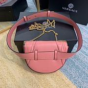 Versace Logo Plaque Quilted Belt Bag DV3G9 Size 18x4x14cm - 6