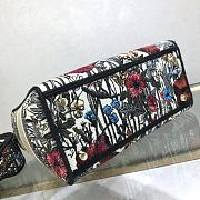 Dior Medium Lady D-Lite Mille Fleurs Embroidery 24cm - 4