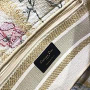 Dior Medium Lady D-Lite Hibiscus Metallic Bag 24cm - 5