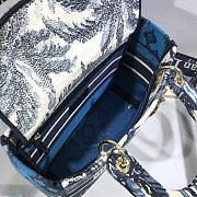 Dior Medium Lady D-Lite Coconut Grove Handbag M0565 Size 24x20x11cm - 2