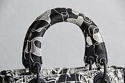 Dior Medium Lady D-Lite Black&White Handbag 44532 Size 24x20x11cm - 4