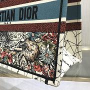 Small Dior Book Tote Latte Multicolor Constellation 36.5cm - 6