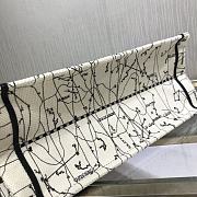 Small Dior Book Tote Latte Multicolor Constellation 36.5cm - 4