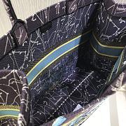 Dior Book Tote Broderie Dior Constellation Bleu 41.5cm - 4