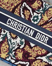 Dior Book Tote Maple Leaf Embroidery M1296 Size: 41.5x38x18cm - 5