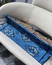 Dior Book Tote Maple Leaf Embroidery M1296 Size: 41.5x38x18cm - 2