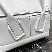 Bottega Veneta Mini Arco Tote Bag In White 60060 Size 29x17.5x17cm - 6
