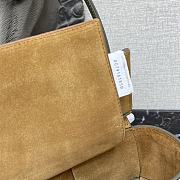 Bottega Veneta Mini Arco Tote Bag In Grey Green 60060 Size 29x17.5x17cm - 4