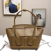 Bottega Veneta Mini Arco Tote Bag In Brown 60060 Size 29x17.5x17cm - 1