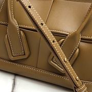 Bottega Veneta Mini Arco Tote Bag In Brown 60060 Size 29x17.5x17cm - 5