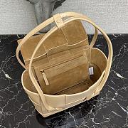 Bottega Veneta Mini Arco Tote Bag In Beige 60060 Size 29x17.5x17cm - 4