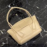 Bottega Veneta Mini Arco Tote Bag In Beige 60060 Size 29x17.5x17cm - 6