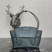Bottega Veneta Mini Arco Tote Bag In Blue Grey 60060 Size 29x17.5x17cm - 1