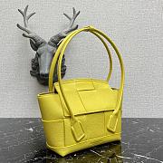 Bottega Veneta Mini Arco Tote Bag In Yellow 60060 Size 29x17.5x17cm - 3