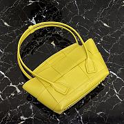 Bottega Veneta Mini Arco Tote Bag In Yellow 60060 Size 29x17.5x17cm - 6