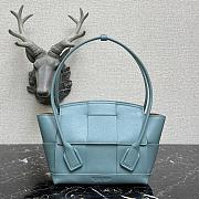 Bottega Veneta Mini Arco Tote Bag In Sky Blue 60060 Size 29x17.5x17cm - 1