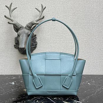 Bottega Veneta Mini Arco Tote Bag In Sky Blue 60060 Size 29x17.5x17cm