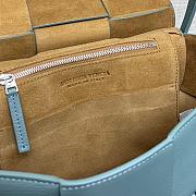 Bottega Veneta Mini Arco Tote Bag In Sky Blue 60060 Size 29x17.5x17cm - 3