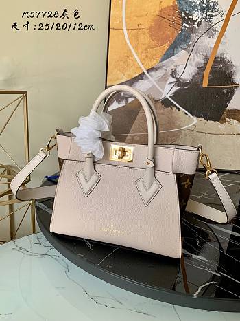 Louis Vuitton On My Side High End Leather On Beige 25cm