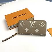 Louis Vuitton Zippy Wallet Tourterelle M69794 Size 19x10.5x2.5cm - 1