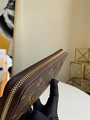 Louis Vuitton Zippy Monogram Wallet M42616 Size 19.5x10.5x2.5 cm - 5