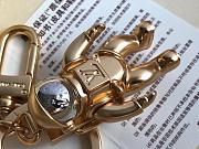 Louis Vuitton Golden Space Man Key Chain  - 3