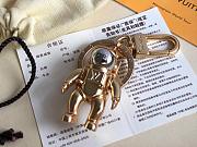 Louis Vuitton Golden Space Man Key Chain  - 2