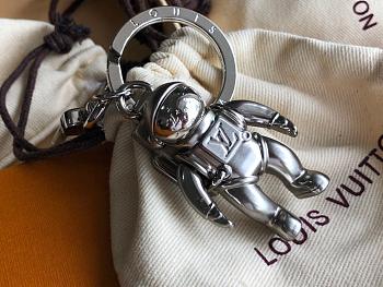 Louis Vuitton Silver Space Man Key Chain 