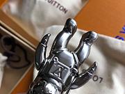 Louis Vuitton Silver Space Man Key Chain  - 6