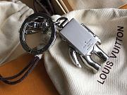 Louis Vuitton Silver Space Man Key Chain  - 5