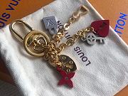 Louis Vuitton Key Chain Lock Heart M67438 - 3
