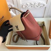 Louis Vuitton Lockme Mini Backpack In White&Rose 22cm - 2