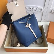 Louis Vuitton Lockme Mini Backpack Blue&Beige 22cm - 6