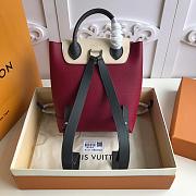 Louis Vuitton Lockme Mini Backpack Red&Beige 22cm - 2