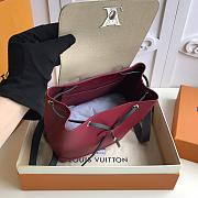 Louis Vuitton Lockme Mini Backpack Red&Beige 22cm - 4