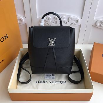 Louis Vuitton Lockme Mini Backpack Black 22cm