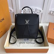 Louis Vuitton Lockme Mini Backpack Black 22cm - 3