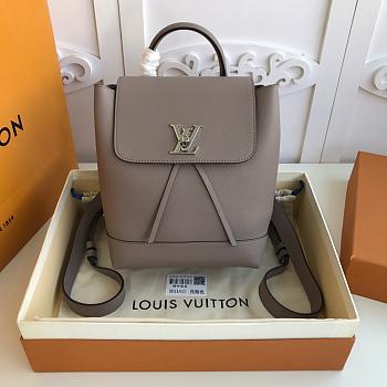 Louis Vuitton Lockme Mini Backpack In Grey 22cm