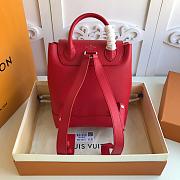 Louis Vuitton Lockme Mini Backpack In Red 22cm - 2